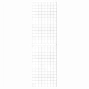 Econoco 2 x 7 ft. Portable Grid Panel for Clothing, White - Pack of 3