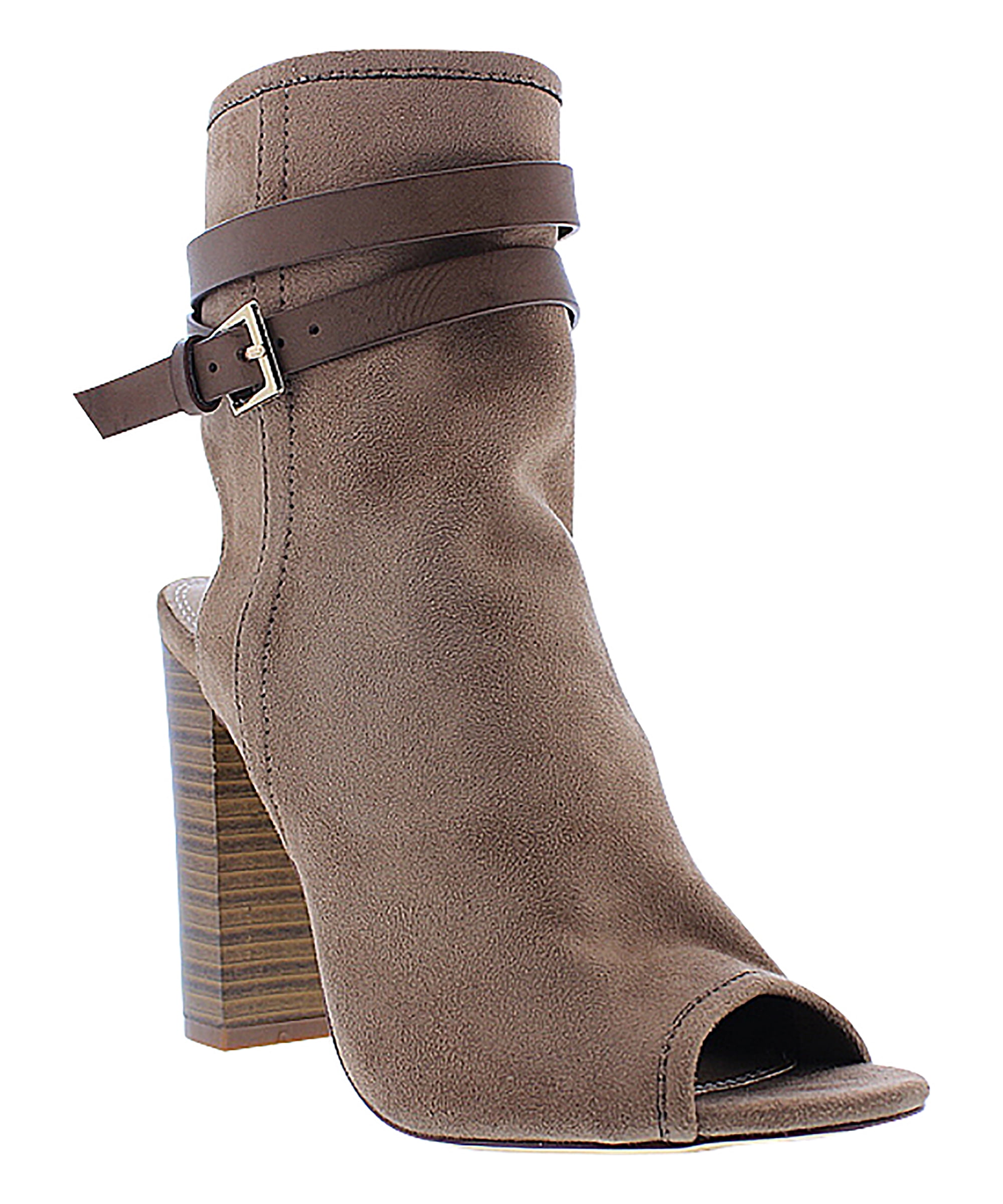 walmart peep toe booties