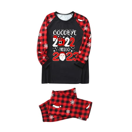 

JDEFEG Matching Bear Family Pajamas Parent Child Women Mom Outfit Merry Christmas Letter Plaid Print Parent Child Plaid Long Sleeved Trousers Pajama Set Family Christmas Pajamas Set 3Xl Black Xl