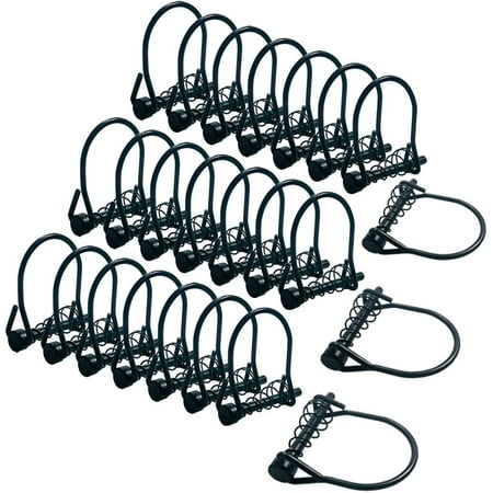 Highwild 24 Pack Silent Shaft Locking Pin with Spring - for Farm Lawn Garden - Hunting Stand Ladder Stands Safety