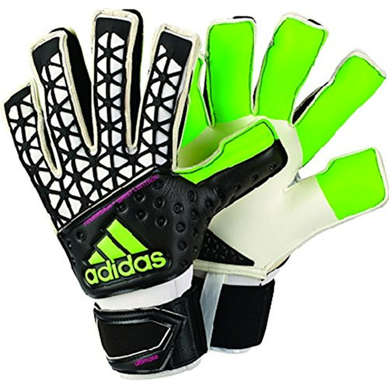 Motivatie Begunstigde Gezichtsvermogen adidas ACE Zones Ultimate Soccer Goalkeeper Gloves (Black, Solar Green) Sz.  7 - Walmart.com