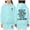 Light Blue, variant on Gunia Kids Girls Jesus Tracksuits Fleece 2 Piece Athletic Outfits Set Oversized Hoodie And Sweatpants Fall Winter Clothes,Size 1-9