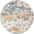 thumbnail image 2 of Rugs.com Lotus Collection Rug – 3' 3 Round Multi Low Rug Perfect For Kitchens, Dining Rooms, 2 of 6