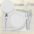 thumbnail image 3 of Ambesonne Teen Room Place Mats Set of 4, Girl with Floral Hair, Standard Size, White Black Pearl, 3 of 6