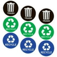 thumbnail image 4 of 9 pegatinas de reciclaje para botes de basura. Pegatinas de reciclaje para contenedores de basura. Calcomanías de 5 pulgadas para eventos comerciales., 4 of 8