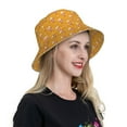 thumbnail image 6 of Cauagu Cute Popcorn for Unisex Bucket Hat,Outdoor Summer Beach Fishing Sun Hat Hot Summer Reflective Bucket Hat Fun Outdoor Vacation Hat for Men and Women, 6 of 6