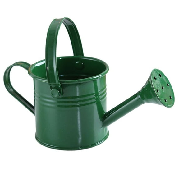 RAINB Garden Tools Gardening Tools Garden Small Water Spraying Pot Flower Kettle Metal Watering Can Sprinkled Armygreen