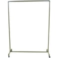 thumbnail image 3 of CNCEST Clothing Rack 47.2"x15.7"x63", With wheels Iron Rod Floor-Standing Hangers Clothes Shelves, 3 of 7