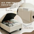 thumbnail image 5 of Magic Union Convertible Sectional Couches for Living Room- Small Space Couches L-Shaped Sofa, Corduroy Upholstered 3 Seats Sofas W/Storage Chaise, USB Ports, Side Pockets and Pillows, 5 of 9