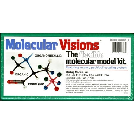 Molecular Visions (Organic, Inorganic, Organometallic) Molecular Model Kit #1 by Darling Models to Accompany Organic Chemistry (Edition 4) (Hardcover)