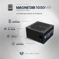 thumbnail image 2 of Fuente de Poder PC 1050W Gamer Balam Rush Magnetar 1050MR 80 Plus Platinum Modular Negro BR-937634, 2 of 5