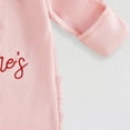 thumbnail image 5 of Zanarzt Newborn Clothes Newborn Baby Girl Spring Outfits Clothes Knit Jumpsuit Ruffle Romper with Headband Newborn Baby Girl Red,Newborn, 5 of 8