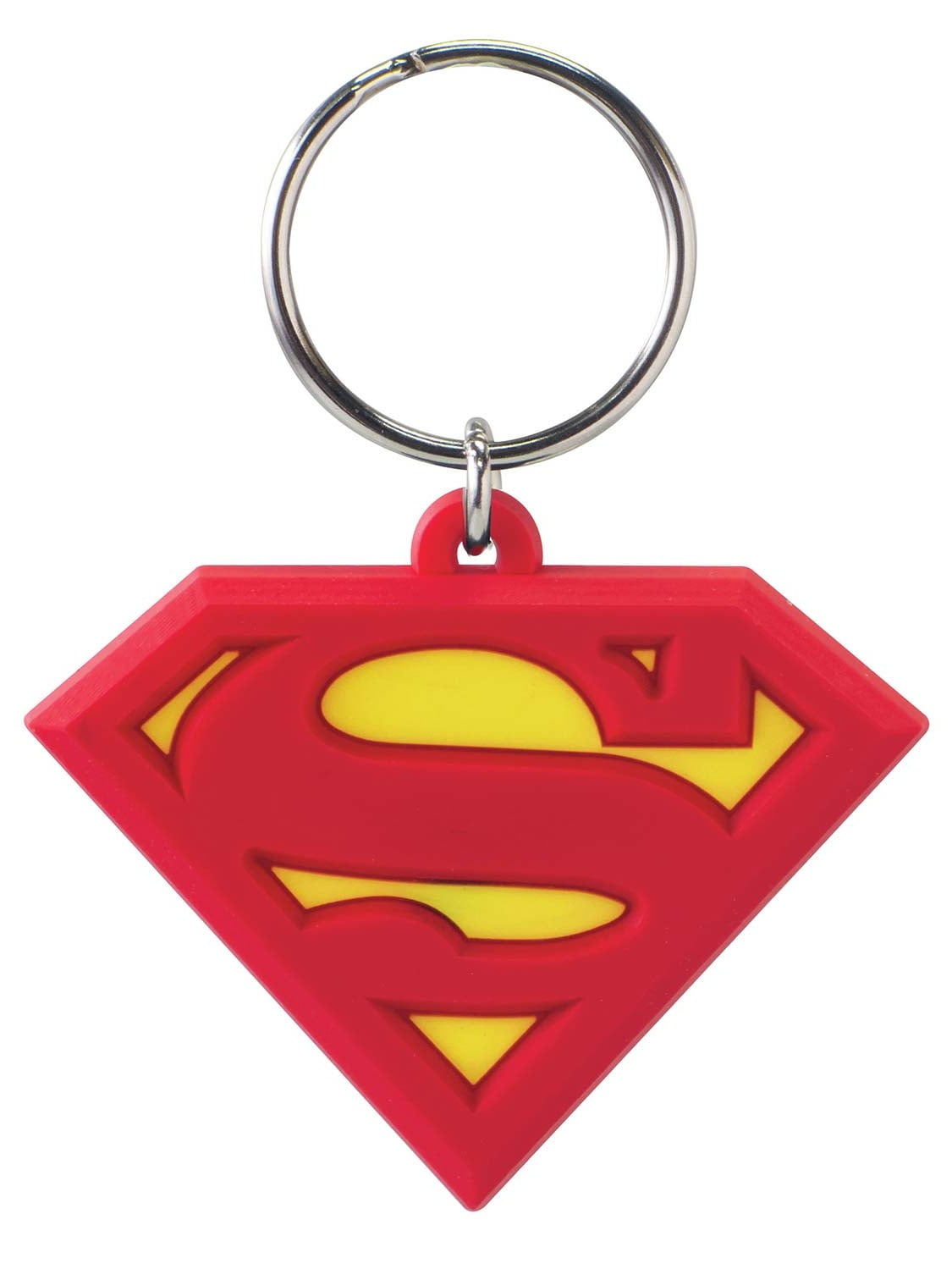 DC Comics Soft Touch Key Ring Superman Logo - Walmart.com