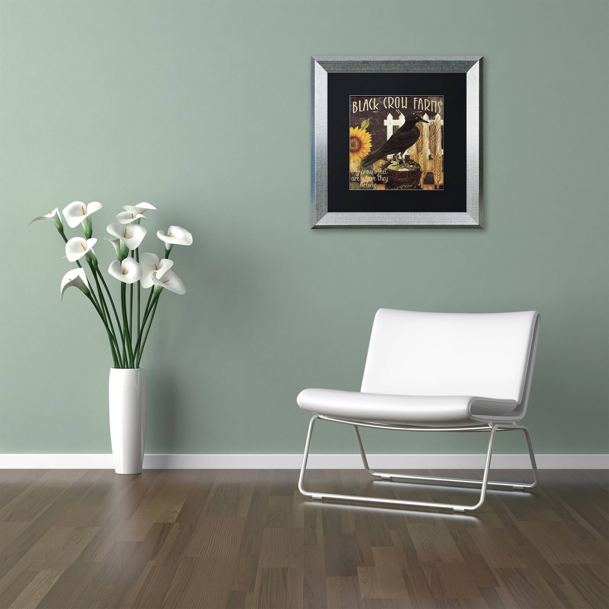 Trademark Fine Art "Vermont Farms X" Canvas Art by Color Bakery Black Matte, Silver Frame