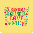 thumbnail image 4 of Inktastic Grandma Grandpa Love Me Girls Girls Baby Bib, 4 of 4