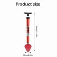 thumbnail image 3 of COM1950s High Pressure Toilet Plunger, Stainless Steel Drain Unblocker Tool for Sink, Kitchen, with High-Rebound Rubber Plunger Head, 3 of 7
