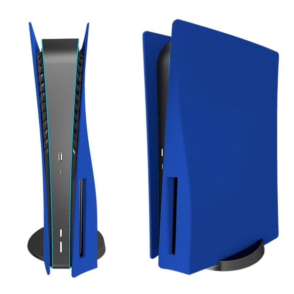 Disc Edition Face Plates Cover Skins Shell Panels for PS5 Console, Accessories Faceplate Protective Shell Replacement Plate Dustproof Anti-Scratch (Disc Starlight Deep Blue)