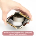 thumbnail image 3 of FeBohao 2 PCS Cosmetic Shrapnel Bag Waterproof Makeup Toiletry Bags Squeeze Purse Pouch Vegan Leather Compact Large Storage Unique Teen Pencil Personal Handbags Haves Summer Bathroom Rugby, 3 of 6