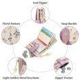 thumbnail image 5 of GAEKEAO Small Wallet for Women RFID Blocking Bifold Card Holder Vegan Leather with Zipper Coin Pocket, ID Window, 5 of 9