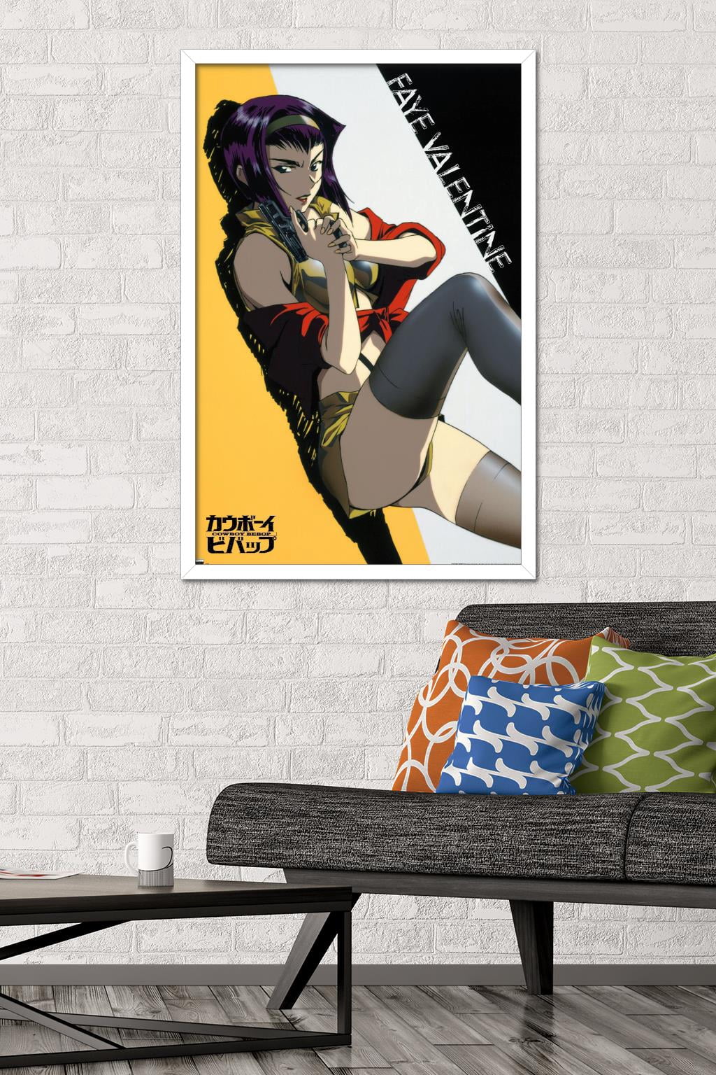 Cowboy Bebop - Faye Wall Poster, 22.375" x 34", Framed