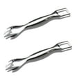 thumbnail image 2 of 2 In 1 Stainless Steel Fruit Cutter Upgeade Portable Head Stainless Steel Watermelon Cutter Summer Watermelon Cutting Artifact Fruit Forks Slicer For Parties Camping, 2 of 9