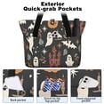 thumbnail image 2 of Tote Bag for Women - Autumn Halloween Scene Pattern Shoulder Bag - Large Utility Work Duffle Bag with Zipper Handbag for Travel, Work, Sprots, 2 of 5