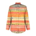 thumbnail image 5 of BILIKEYU Women's Cotton Printed Fashion Button Down Casual Tops, Fall Womens Tops, Womens Long Sleeve Tops, Fall Outfits for Women, 5 of 6