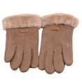 thumbnail image 1 of Guantes cálidos de gamuza de invierno, guantes gruesos con forro polar, guantes de pantalla táctil para teléfono móvil para mujer, 1 of 6