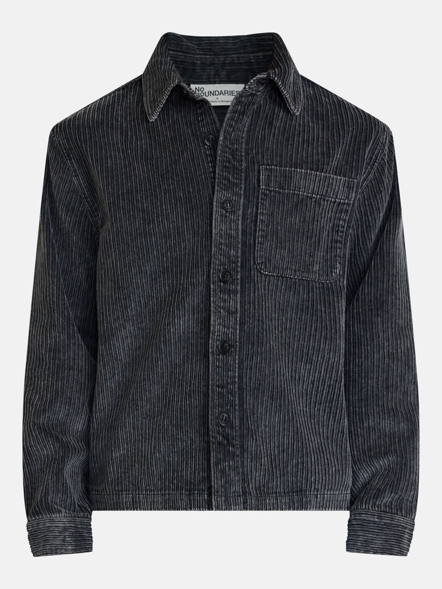 No Boundaries Cotton Corduroy Shacket, Men’s & Big Men’s XS-5XB