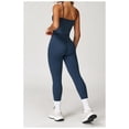 thumbnail image 3 of PISONIC Womens Workout Sets Two Piece Spaghetti Straps Tank Top Matching High Waist Leggings Gym Work Out Outfits with Pockets, 3 of 7
