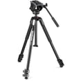 thumbnail image 1 of Cabezal de Video Fluido Manfrotto con Trípode Negro MT190X3, 1 of 2