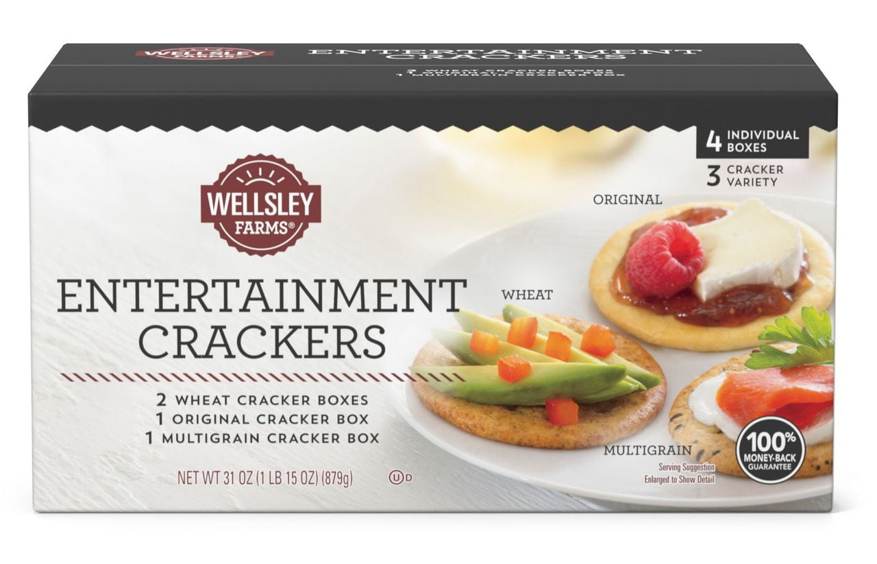 Product of Wellsley Farms Entertainment Crackers 4 Pk. 31 oz. Walmart