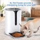 thumbnail image 4 of Dispensador automático de comida para gatos con temporizador automático, pantalla LCD de 6 litros y función de grabación, control de secciones., 4 of 5