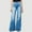 Blue, variant on Black*Friday Discounted Items under $5 GaThRRgYP Womens Trousers High Waisted,Women's Fashion Casual Loose Washed Denim Jeans Casual Solid Stretch Slim Pants