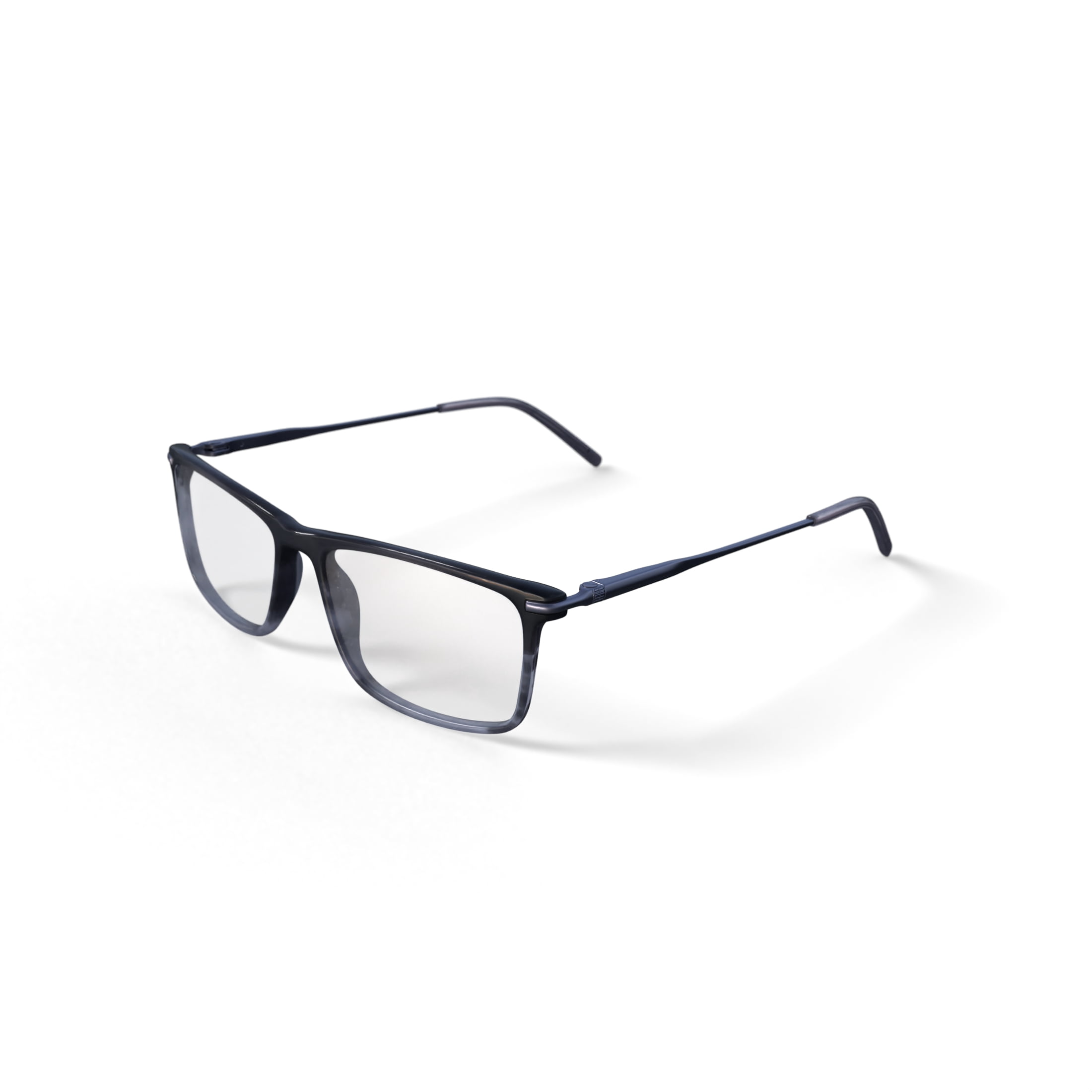 Walmart Men's Andrew Rectangular Prescription Eyeglasses with Case, Brown/Grey