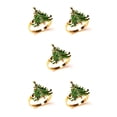 thumbnail image 3 of Inteprter Anillo de servilleta de acero inoxidable de Navidad, soportes de pañuelos de papel portátiles de Navidad, decoración de de comedor para Type5 NO5 Inteprter CBP163736, 3 of 6