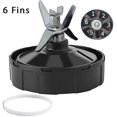 thumbnail image 2 of Ninja Blender Replacement Parts Assembly 6 Fins, Extractor Blade Blender Cup Parts For Bl450-70 - Sjue, 2 of 5