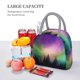 thumbnail image 5 of Balery Northern Lights Bolsa de Almuerzo para Mujeres, Caja de Almuerzo, Bolsa de Almuerzo Pequeña Impermeable, Tote de Almuerzo Reutilizable con Gran Capacidad, 5 of 6