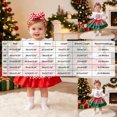 thumbnail image 6 of Enyan Newborn Baby Girl Christmas Clothes Toddler Cute Outfits Infant Long Sleeve Romper Tutu Skirt + Headband Set 3Pcs, 6 of 9