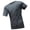 Grey, variant on Mens Graphic T-shirts Short Sleeve Crewneck Camo Tee Outdoor Hiking Breathable Stretch Summer Top Navy M