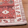 thumbnail image 3 of SAFAVIEH Saffron Seanna Oriental Polyester Area Rug, Terracotta/Ivory, 3' x 5', 3 of 11
