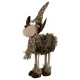 thumbnail image 3 of Northlight Standing Four Legged Moose Christmas Figure - 19" - Brown and White, 3 of 5