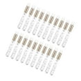 thumbnail image 1 of Maoww 20 Pieces Lash Shampoo Brushes Cosmetic Lash cleaner Peel Off Remover Tool Argent, 1 of 9