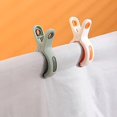 thumbnail image 3 of Pegs For Washing Line, Towel Clips For Sun Loungers, 6 Pcs Non-marking Plastic Clothes Pins, Large Windproof And Non-slip Strong Towel Clips For Beach, 3 of 5