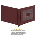 thumbnail image 4 of Leatherboss Designer Front Pocket Minimalist Wallet for Men and Women, Brown, 4 of 7