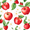 White Apple Pattern, variant on Yayeee Doormat for Indoor Entrance 32" x 20" Non Slippery Floor Rug, White Apple Pattern