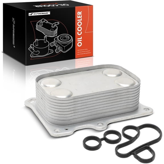 A-Premium Engine Oil Cooler Compatible with Dodge Dart 2013-2016 & Fiat 500 2012-2015, 1.4L