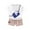 Blue, variant on Mercatoo Boys Pants Tops Shorts Clothing Summer Set T-shirt Boys 𝐂artoon Outfits I𝐧fant Girls Baby Boys Boys Christening Outfits