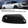thumbnail image 4 of Side Rearview Mirror Cover, Car Rearview Mirror Cover Black Weatherproof Wing Mirror Housing Protective Cap Replacement for Explorer 2016 to 2020, 4 of 7