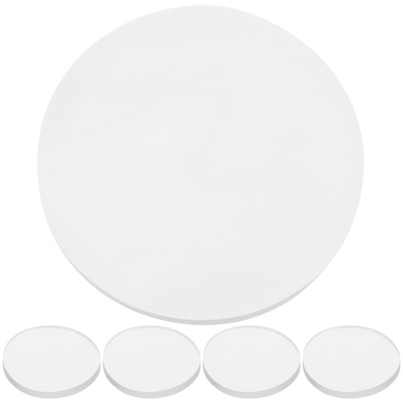 BESTOYARD 50Pcs Clear Round Anti Skid Furniture Pads Protectors for Dining Table Desk Home Use